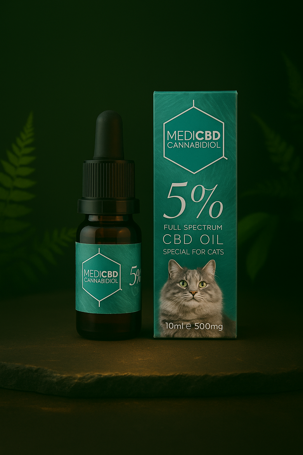 huile de CBD 5% pour chats – MediCBD