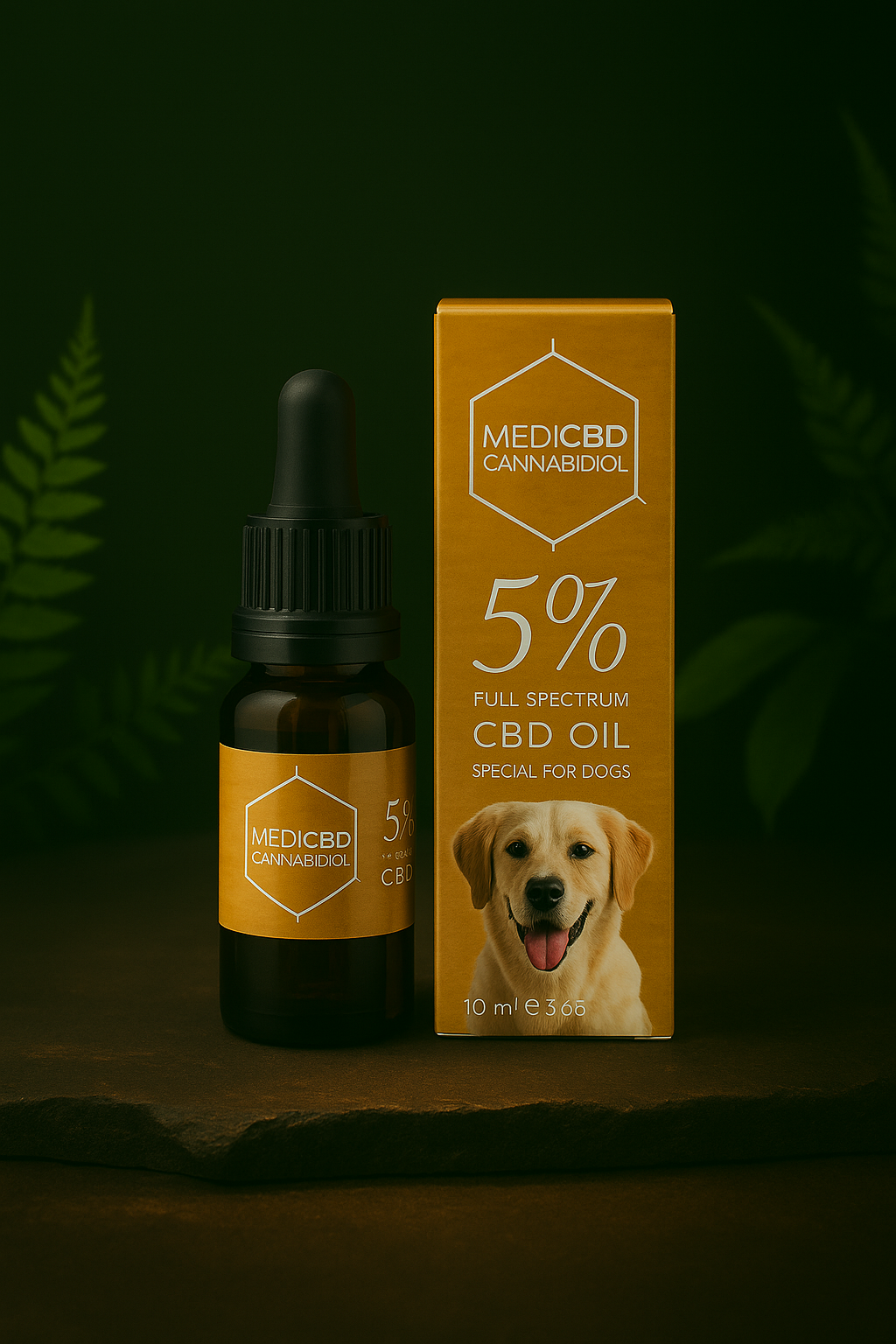 Huile de CBD 5% pour Chiens – MediCBD