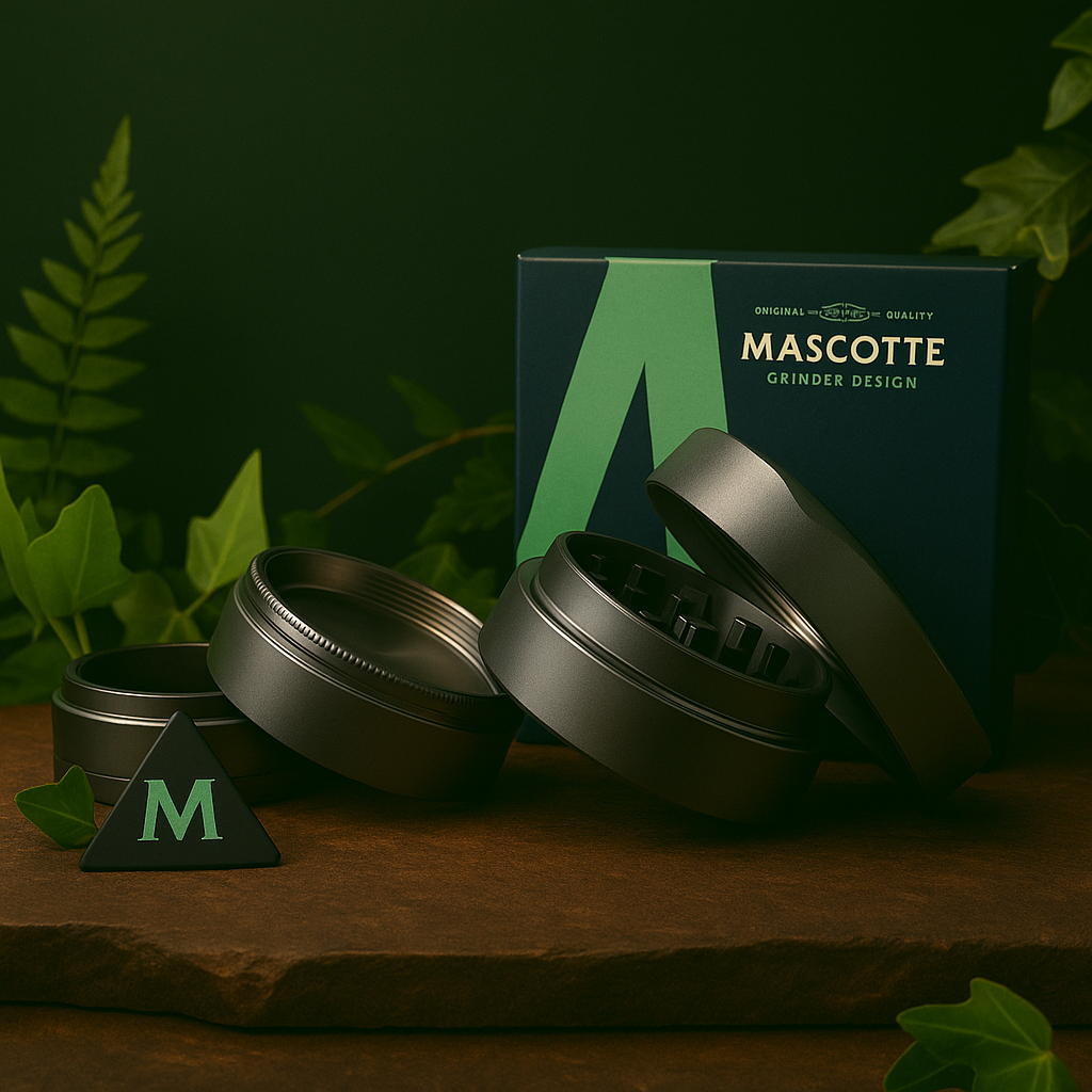 Grinder Mascotte  – 4 Parties Aluminium Haut de Gamme