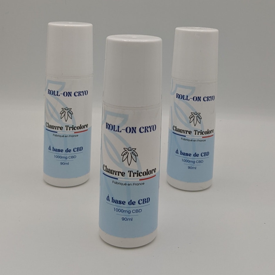 Roll-On Cryo CBD 1000mg – Chanvre Tricolore